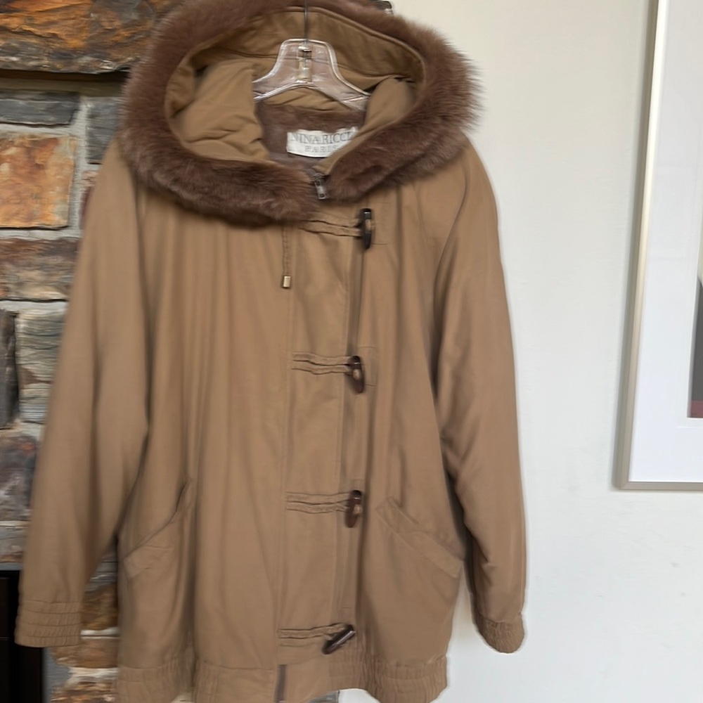 Nina Ricci Faux Fur Coat